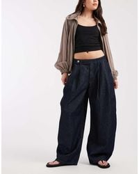 ASOS - Low Rise Oversized Horseshoe Jeans - Lyst