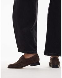 Tony Bianco - Gatsby - mocassins en daim - brun expresso - Lyst