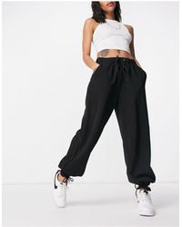 Missguided jogger With Tie Hem - Black
