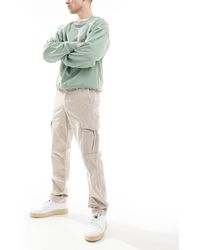 Jack & Jones - Loose Fit Cord Cargo Trouser - Lyst