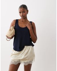 ASOS - Textured Knit Scoop Neck Loose Fit Vest Co-Ord - Lyst