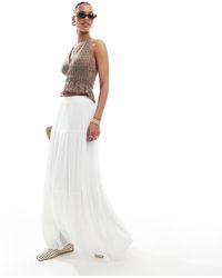Stradivarius - – boho-midirock - Lyst