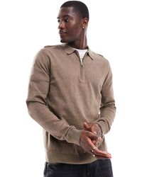 SELECTED - – langärmliges polohemd aus 100% baumwolle - Lyst