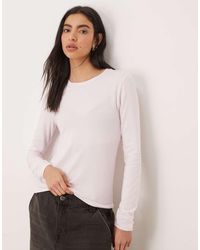 Abercrombie & Fitch - Long Sleeve Crew Neck Top - Lyst