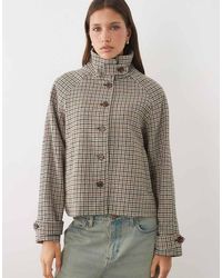 Threadbare - Jas Van Imitatiewol Met Opstaande Kraag - Lyst