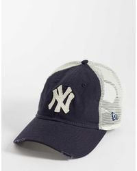 KTZ - Ny Yankees 9Twenty Distressed Trucker Cap - Lyst