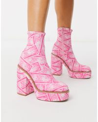 ASOS Electrifying Platform Ankle Boots 