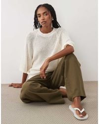 ASOS - Crew Neck Slouchy Drop Sleeve T-shirt - Lyst