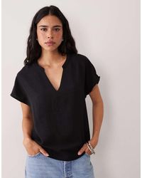 Jdy - V Neck Short Sleeve Blouse - Lyst