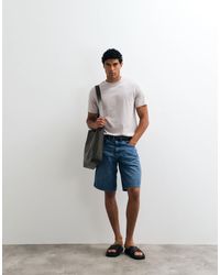 Redefined Rebel - Valencia - short ample en jean - clair - Lyst