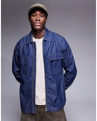 ASOS - – kastige hemdjacke aus denim - Lyst
