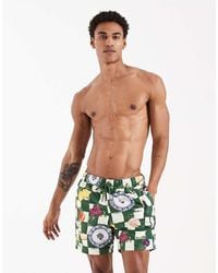 ASOS - Mid Length Swim Shorts - Lyst