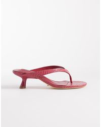 Tony Bianco - Krista Kitten Heel Toe Thong Sandals - Lyst