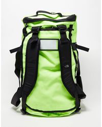 The North Face - Petate verde y negro base camp m - Lyst