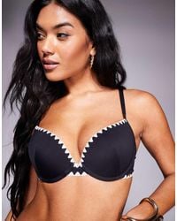 Boux Avenue - Mono Whipstitch Underwire Bikini Top - Lyst
