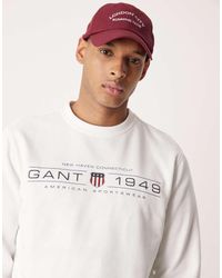 GANT - 1949 Shield Chest Logo Sweatshirt - Lyst