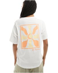 Columbia - Camiseta blanca con estampado en la espalda north cascades - Lyst