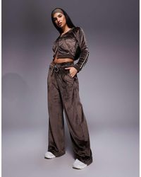 Nike - Velour Wide Leg Joggers - Lyst