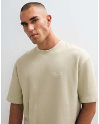 PEGADOR - Signar Logo Oversized Ribbed T-shirt - Lyst