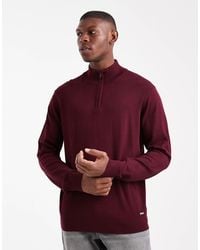 Threadbare - 1/4 Zip Knitted Jumper - Lyst