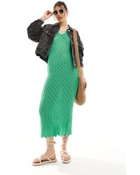 Superdry - Crochet Halter Maxi Dress - Lyst