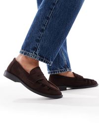 SEQWL Wide Fit - – hershe – loafer aus wildlederimitat - Lyst