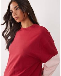 ASOS - Oversized Double Layer T-shirt - Lyst