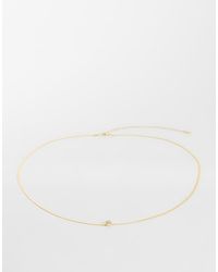 Mango - Chain Belt With Diamante Accent - Lyst