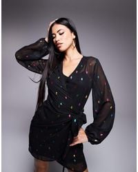 Never Fully Dressed - Vienna Multi-colour Metallic Mini Dress - Lyst