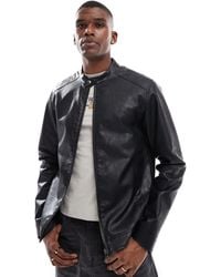 JJ Rebel - – racer-jacke aus kunstleder - Lyst