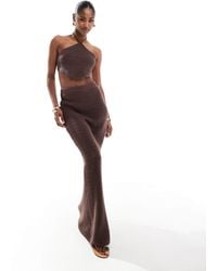 4th & Reckless - – gestrickter maxi-strandrock - Lyst