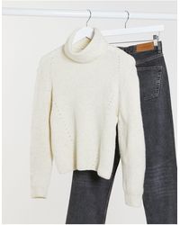 topshop ribbed turtleneck top