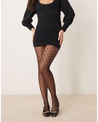 ASOS - Medium Polka Dot Tights - Lyst