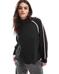 French Connection - Knitted Jumper With Contrast - Lyst