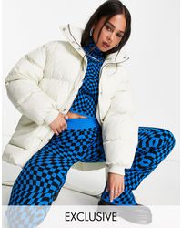 collusion parka jacket in black