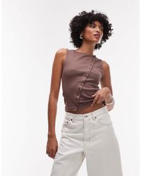 TOPSHOP - – jersey-tanktop - Lyst