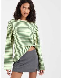 Pieces - Long Sleeve Super Soft T-shirt - Lyst