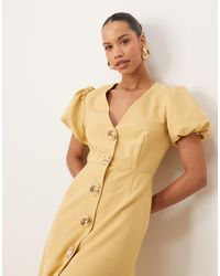 Sister Jane - Embellished Button Midi Dress - Lyst