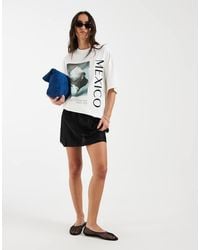 ASOS - Oversized Drop Shoulder T-Shirt With Mexico Graphic - Lyst