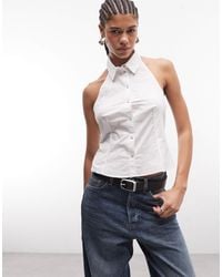 Weekday - Sleeveless Button Down Shirt - Lyst