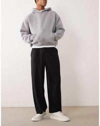 Bershka - Fluid Super baggy Darted Trousers - Lyst