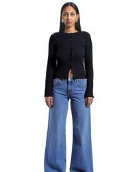 Dr. Denim - Rhue Low Wide Jeans - Lyst