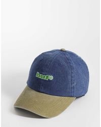 Huf - Tweekleurige Pet Met 89 Logo, 6 Panelen En Contrasterende Klep - Lyst