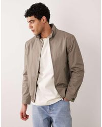 Mango - Harrington Jack Van 100% Katoen Met Rits - Lyst