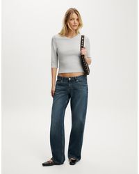 Cotton On - 90S V Neck ¾ Sleeve - Lyst