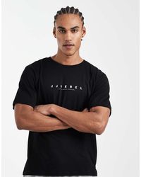 JJ Rebel - Oversized T-shirt With Front Logo - Lyst
