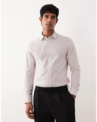 ASOS - Slim Fit Smart Stripe Shirt - Lyst
