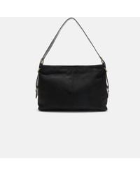 Stradivarius - Borsa Da Spalla Nera Con Anelli - Lyst
