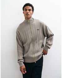 adidas Originals - Cable Knit Firebird Track Top - Lyst