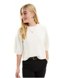 & Other Stories - Merino Wool Short Sleeve Knitted Rib Sweater - Lyst